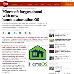 Microsoft forges ahead with new home-automation OS