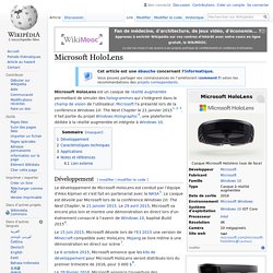 Microsoft HoloLens