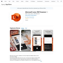 ‎Microsoft Lens: PDF Scanner dans l’App Store