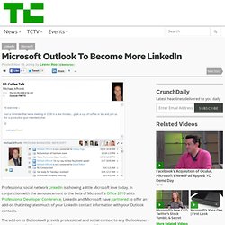 Microsoft Outlook To Become More LinkedIn