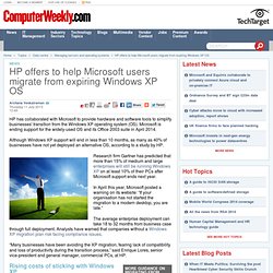 HP offers to help Microsoft users migrate from expiring Windows XP OS