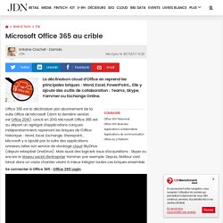 Microsoft Office 365 au crible