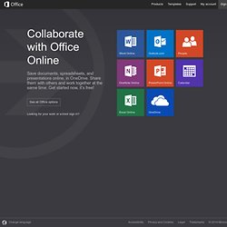 Online Software Hosted in the Cloud - Office 365 - Microsoft
