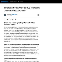 Smart and Fast Way to Buy Microsoft Office Products Online