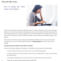 Microsoft Office Setup