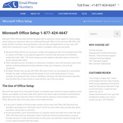 Microsoft office setup 1-877-424-6647 toll free