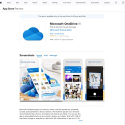 ‎Microsoft OneDrive on the App Store