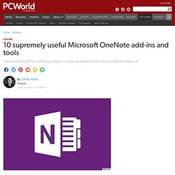 Microsoft OneNote add-ins and tools