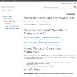 Operations Framework 4.0