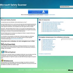 Microsoft Safety Scanner - Outil en ligne gratuit pour la sécurité et l'intégrité des ordinateurs