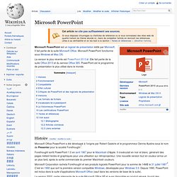 Microsoft Office PowerPoint