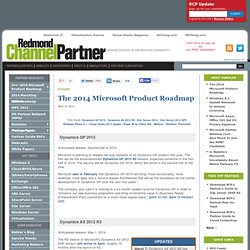 The 2012 Microsoft Product Roadmap