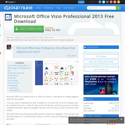 Download Microsoft Office Visio Professional free