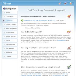 Research Songsmith: Download