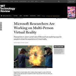 Microsoft Researchers Test Multi-Person Mixed Reality