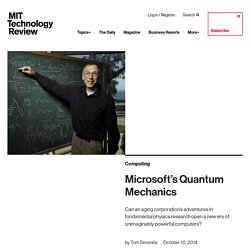 Microsoft’s Quantum Mechanics