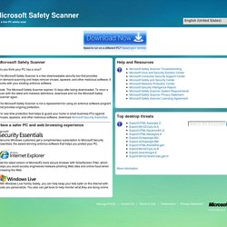 Microsoft Safety Scanner