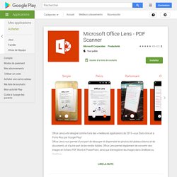 Microsoft Office Lens - PDF Scanner - Aplicaciones en Google Play