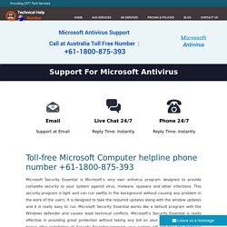 Microsoft Support Number Australia 1800-875-393