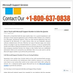Get in Touch with Microsoft Support Number to Solve the Queries