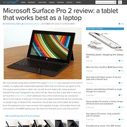 Microsoft Surface Pro 2 review: a tablet that works best as a laptop