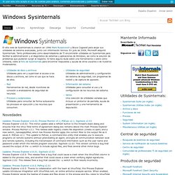 TechNet: Windows Sysinternals