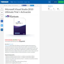 Microsoft Visual Studio 2010 Ultimate Trial + Activación