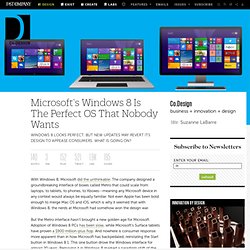 Microsoft's Windows 8 Is The Perfect OS That Nobody Wants
