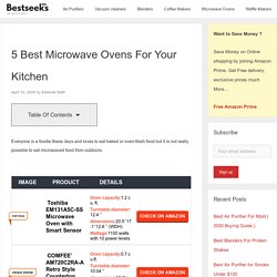 5 Best Microwave Ovens For Your Kitchen - Bestseeks