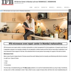 IFB microwave oven repair center in Mumbai maharashtra