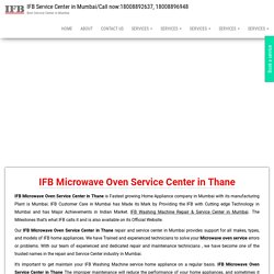 IFB Microwave Oven Service Center in Thane