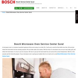 Bosch Microwave Oven Service Center Surat