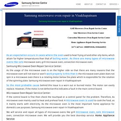 Samsung microwave oven repair in Visakhapatnam