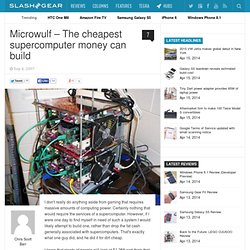 Microwulf - The cheapest supercomputer money can build