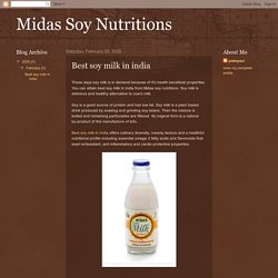 Best soy milk in india