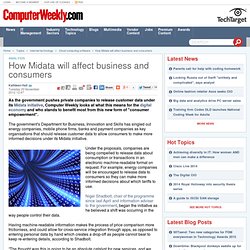 How Midata will affect business and consumers