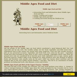 Middle Ages Food and Diet
