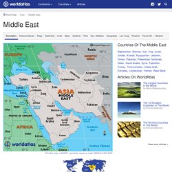 Middle East Map, Map of Middle East, Turkey, Iraq, Dubai Map