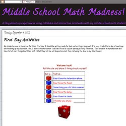 Middle School Math Madness!