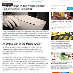 What Is A Man-In-The-Middle Attack? Security Jargon Explained