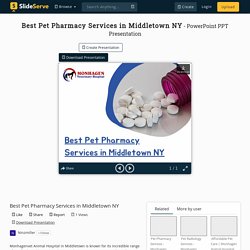 Middletown NY Pet Pharmacy Services