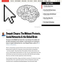 Deepak Chopra: The Mideast Protests, Social Networks & the Global Brain