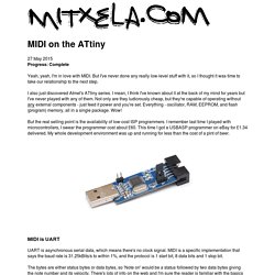 MIDI on the ATtiny - mitxela.com