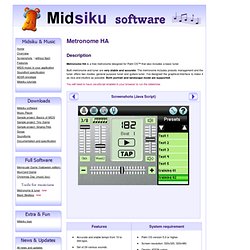 Software - Embed Midi music in your Palm OS applications