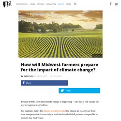 How will Midwest farmers prepare for the impact of climate change?