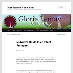 Midwife’s Guide to an Intact Perineum