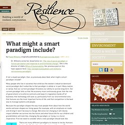 What might a smart paradigm include?