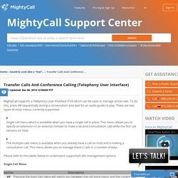 Transfer Calls And Conference Calling (T...