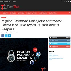 Migliori Password Manager a confronto