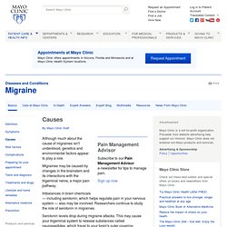 Migraine: Causes